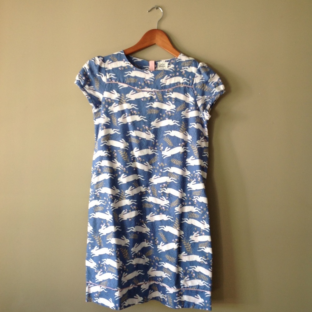 Mini Boden Rabbit Bunny Dress 11/12